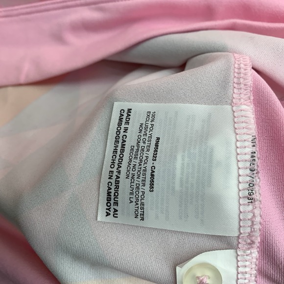 NWT Nike Women's XL Dry Victory Prism Print Sleeveless Golf Polo Collared - Picture 7 of 9